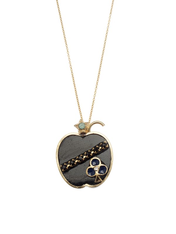collier luce de junco paris pour les ventes privées collier avec un pendentif en forme de pomme des années 60